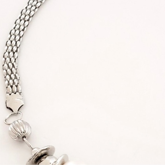 LAST🔥HP🔥Mother of Pearl Vintage Style Metal Chain Belt - Picture 8 of 13